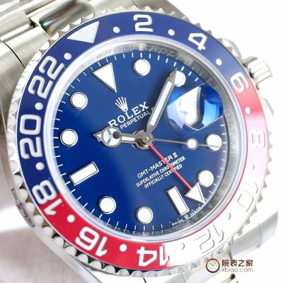 Clean Factory ROLEX GMT 904L Steel 3186/2836 Movement 40MM Blue Watch